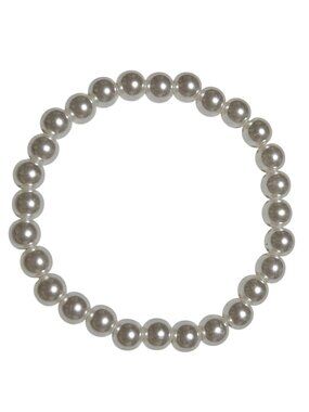 Vintage Faux Pearl Bracelet Stretch Classic Retro Minimalist Fashion Jewelry